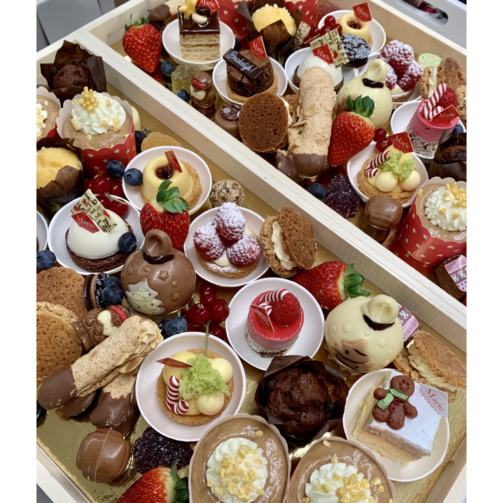 Luxe dessertplank 'Maison de Marie'